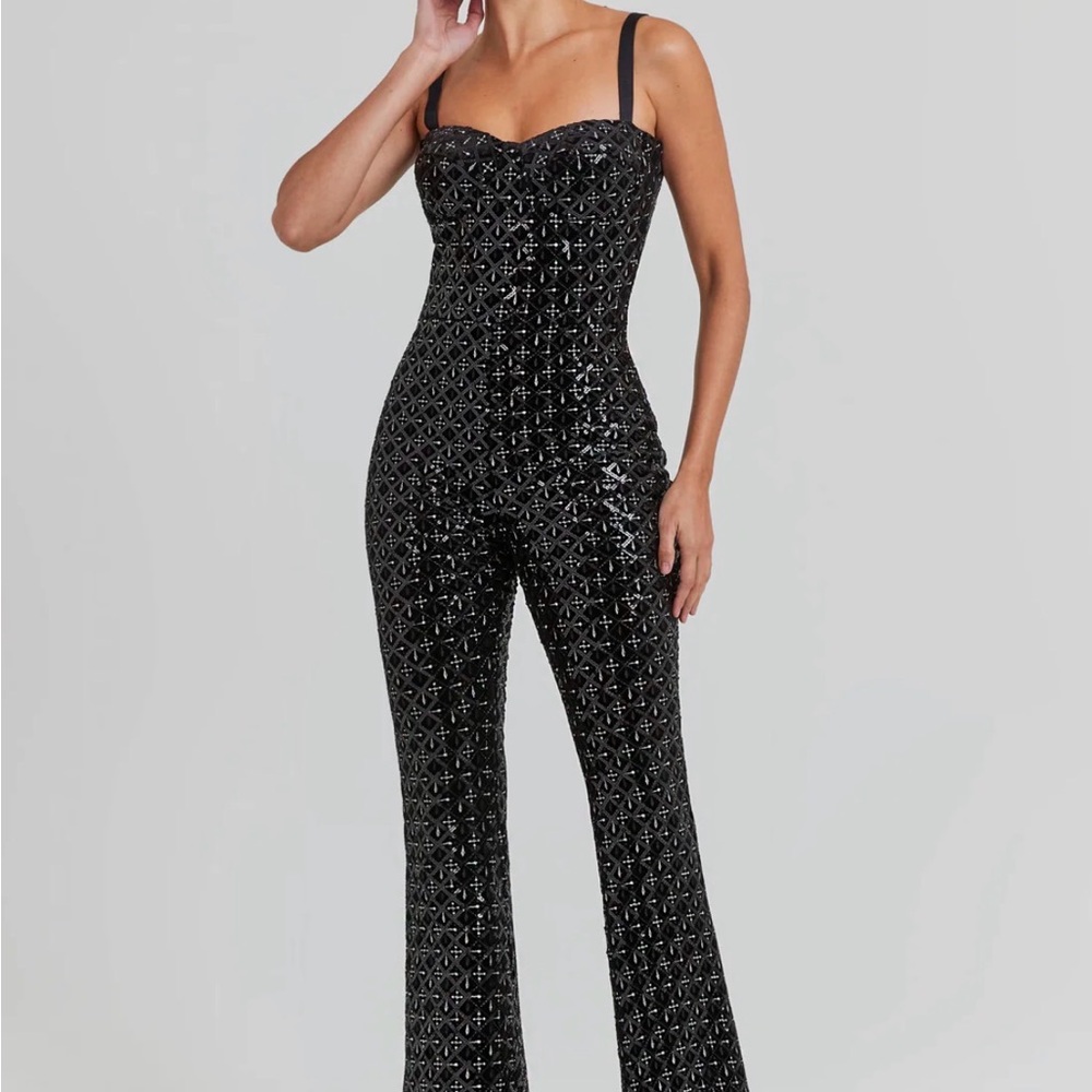 NADINE MERABI Elegant Black Garment